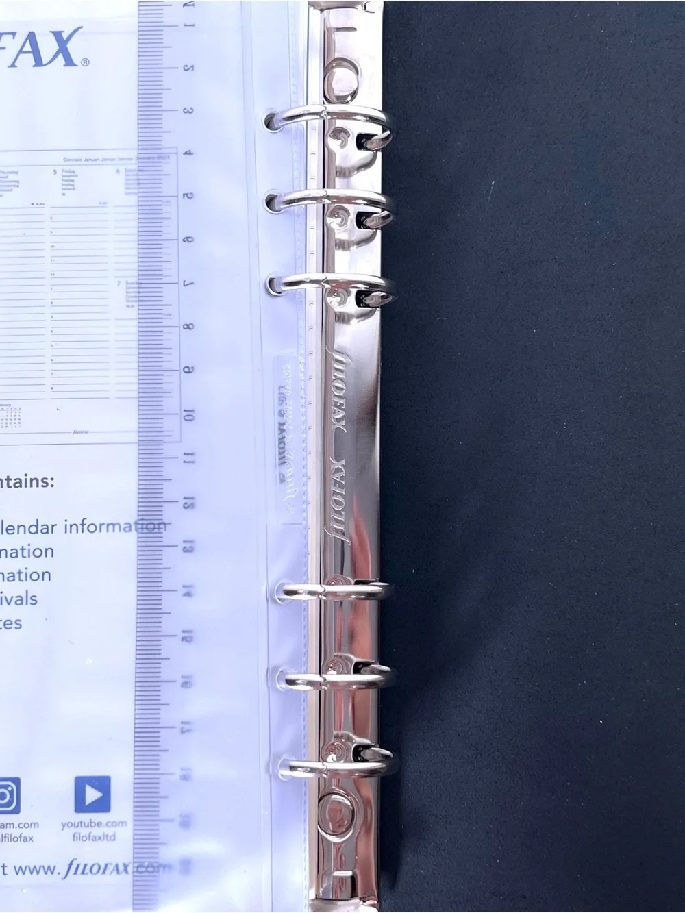 Filofax A5 Lilac Organizer Planner